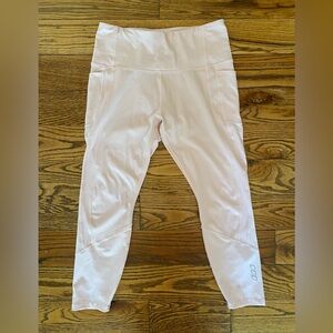 Lorna Jane Ankle Biter Light Pink Leggings - Size M